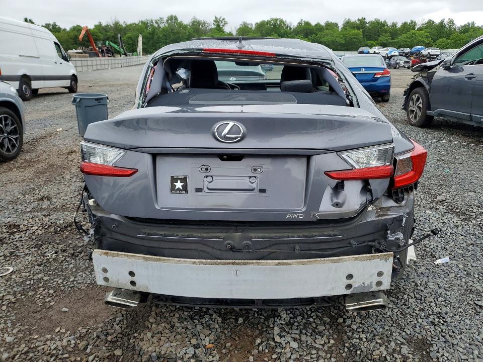 2015 Lexus Rc 350 VIN JTHSE5BC1F5002641 COPART salvage auction — SIDE, NJ - CERT OF TITLE-SALVAGE, sold $3,300 on 2026-07-31 (photo 6)