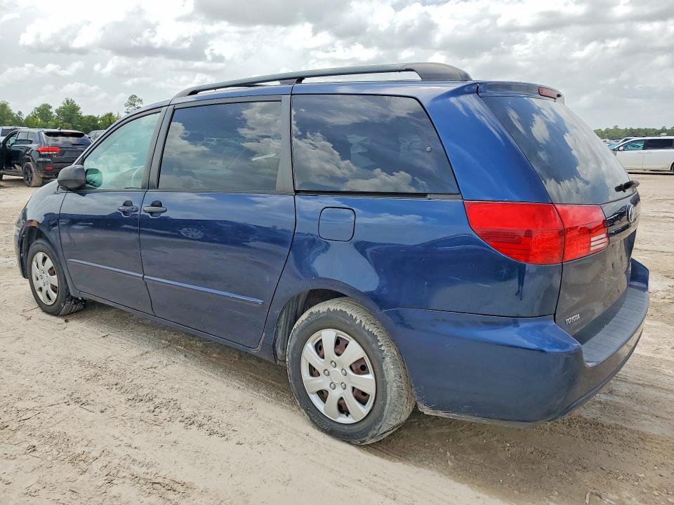 2004 Toyota Sienna VIN 5TDZA23CX4S109252 COPART salvage auction — NORMAL WEAR, Tx - Certificate Of Title, sold $300 on 2026-07-21 (photo 2)