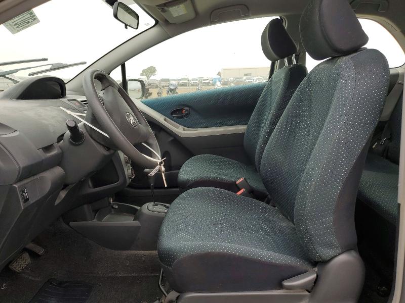 2007 Toyota Yaris VIN JTDJT923375065834 COPART salvage auction — FRONT END, Ca - Salvage Certificate, sold $700 on 2026-08-13 (photo 7)