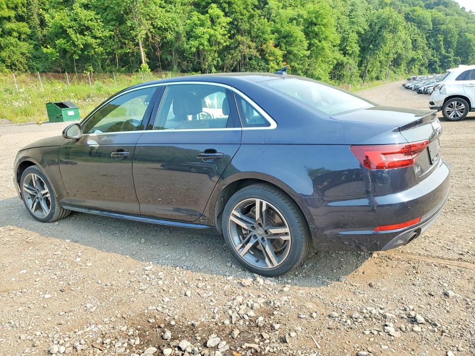 2018 Audi A4 VIN WAUENAF44JA149818 COPART salvage auction — UNDERCARRIAGE, Ny - Mv-907A Salvage Certificate, sold $6,400 on 2026-07-16 (photo 2)