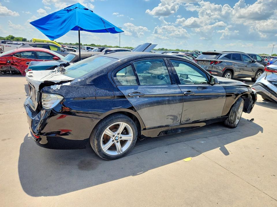2015 BMW 3er VIN WBA3A5G58FNS85192 COPART salvage auction — FRONT END, Tx - Salvage Title-Flood Damage (P), sold $250 on 2026-07-27 (photo 3)
