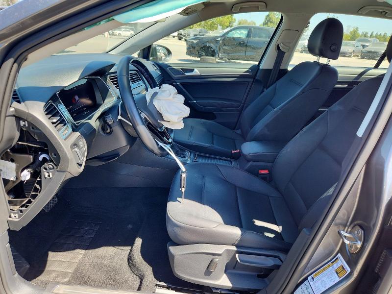 2019 Volkswagen Golf VIN WVWPR7AU6KW911951 COPART salvage auction — FRONT END, CA - SALVAGE CERTIFICATE, sold $150 on 2026-07-21 (photo 7)