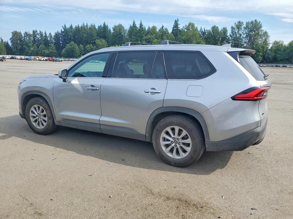 2024 Toyota Highlander VIN 5TDAAAB53RS055617 COPART salvage auction — ROOF, Wa - Bill Of Sale, sold $2,100 on 2026-07-27 (photo 2)