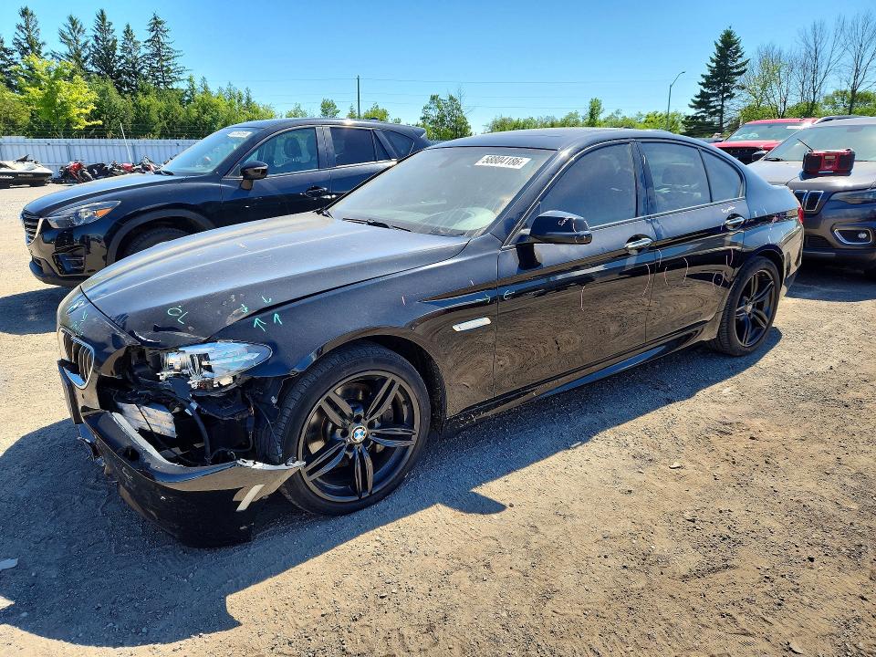 2014 BMW 5er VIN WBAFV3C56ED685655 COPART salvage auction — FRONT END, On - Permit No Brand - Unfit, sold $3,850 on 2026-07-30 (photo 1)