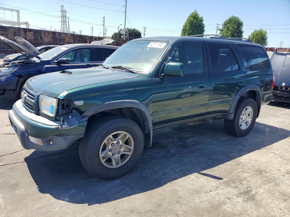 1999 Toyota 4runner VIN JT3GN86RXX0101789 COPART salvage auction — FRONT END, Ca - Dis/Dlr/Exp App For Dup Clean, sold $1,250 on 2026-07-29 (photo 1)