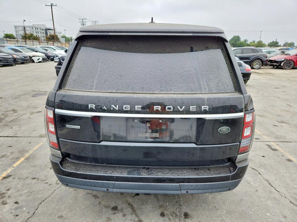 2016 Land rover RANGE ROVER VIN SALGS2EF7GA286850 COPART salvage auction — MINOR DENT/SCRATCHES, Ca - Dis/Dlr/Exp Only Clean Title, sold $2,850 on 2026-07-23 (photo 6)