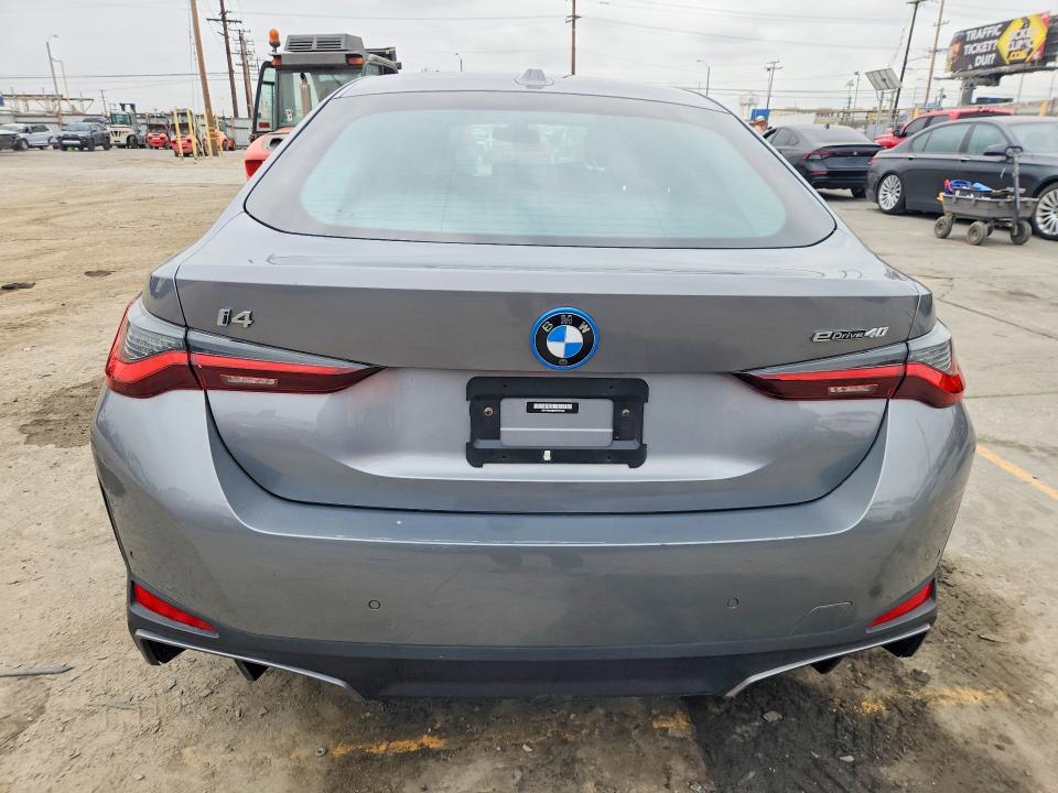 2023 BMW I4 VIN WBY73AW06PFP91742 COPART salvage auction — FRONT END, Ca - Salvage Certificate, sold $10,900 on 2026-07-20 (photo 6)