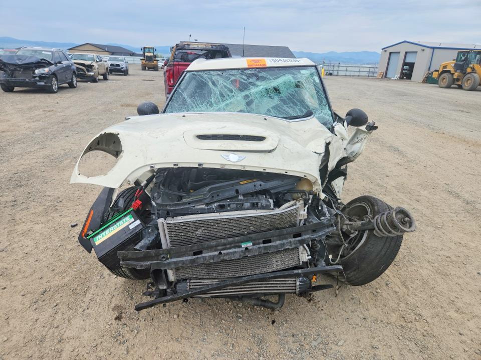 2012 Mini Cooper VIN WMWZG3C55CTY39136 COPART salvage auction — FRONT END, Salvage Title, sold $175 on 2026-09-01 (photo 5)