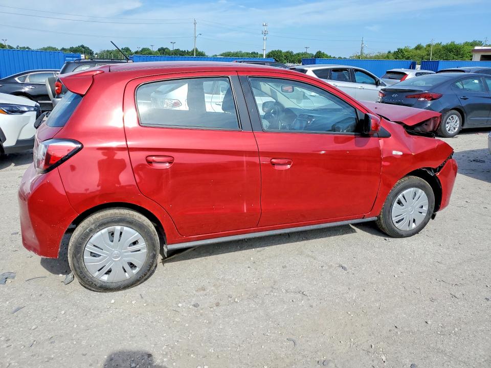 2024 Mitsubishi Mirage VIN ML32AUHJ4RH017685 COPART salvage auction — FRONT END, Az - Cert Of Title - Salvage, sold $2,250 on 2026-07-24 (photo 3)