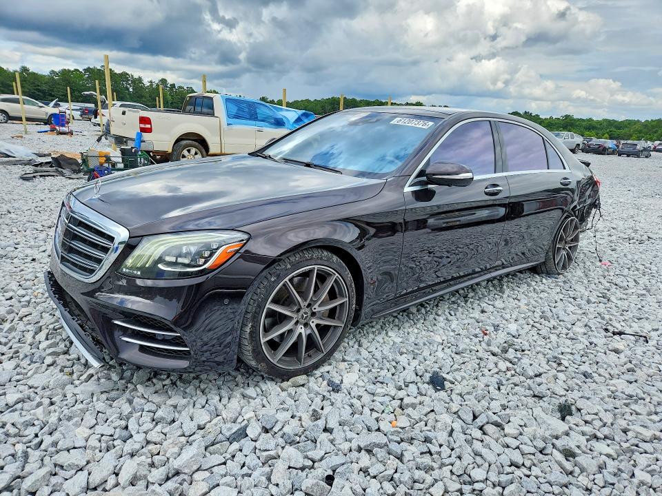 2019 Mercedes-benz S-klasse VIN WDDUG8DB5KA480370 COPART salvage auction — REAR END, Ga - Cert Of Title-Salvage, sold $15,300 on 2026-08-11 (photo 1)