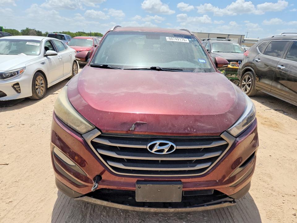 2016 Hyundai Tucson VIN KM8J33A22GU195479 COPART salvage auction — FRONT END, Mt - Certificate Of Title, sold $2,550 on 2026-07-30 (photo 5)