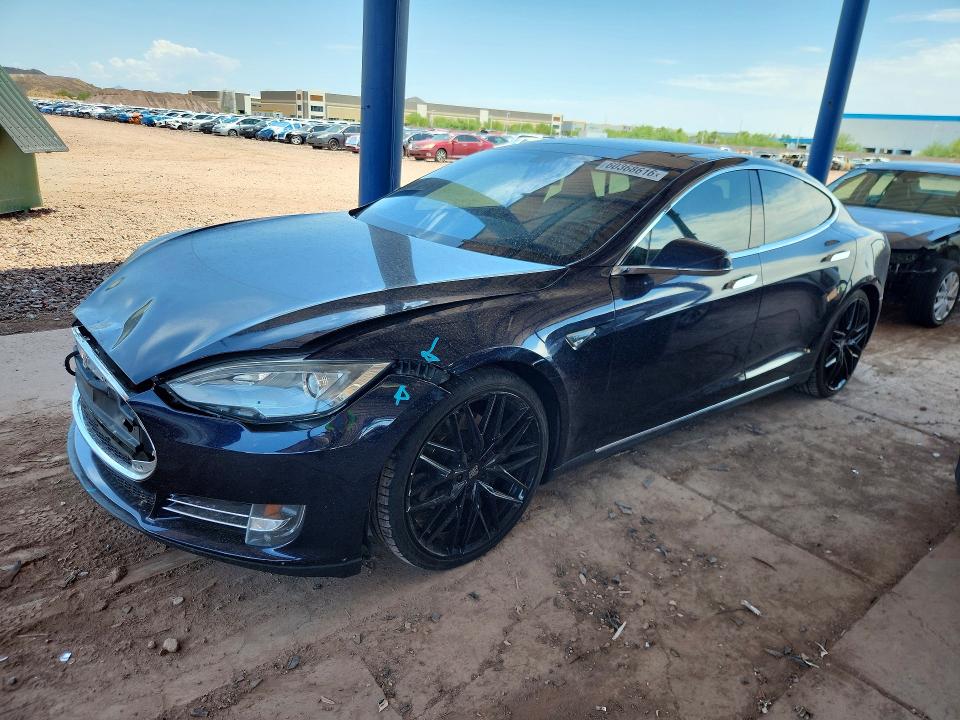 2013 Tesla Model s VIN 5YJSA1DP6DFP04598 COPART salvage auction — FRONT END, Az - Cert Of Title - Salvage, sold $1,100 on 2026-07-28 (photo 1)