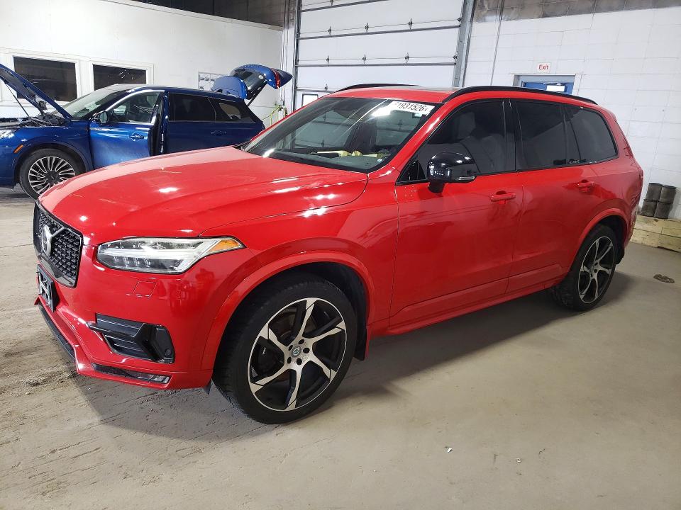 2016 Volvo Xc90 VIN YV4A22PM3G1054736 COPART salvage auction — FRONT END, Mn - Cert Of Title-Salvage, sold $375 on 2026-07-28 (photo 1)