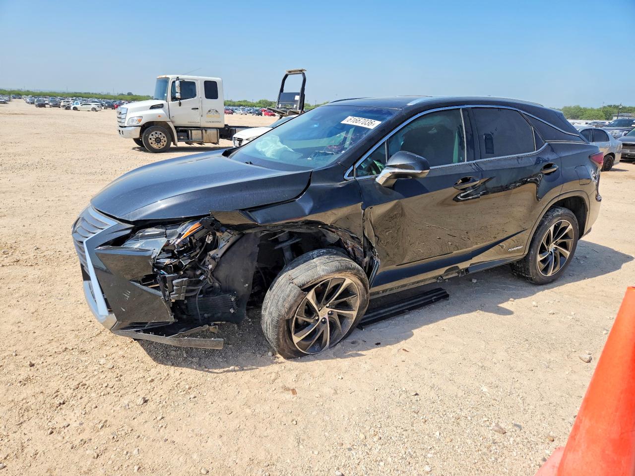 2017 Lexus RX 450h VIN 2T2BGMCA5HC016319 — COPART salvage auction photo