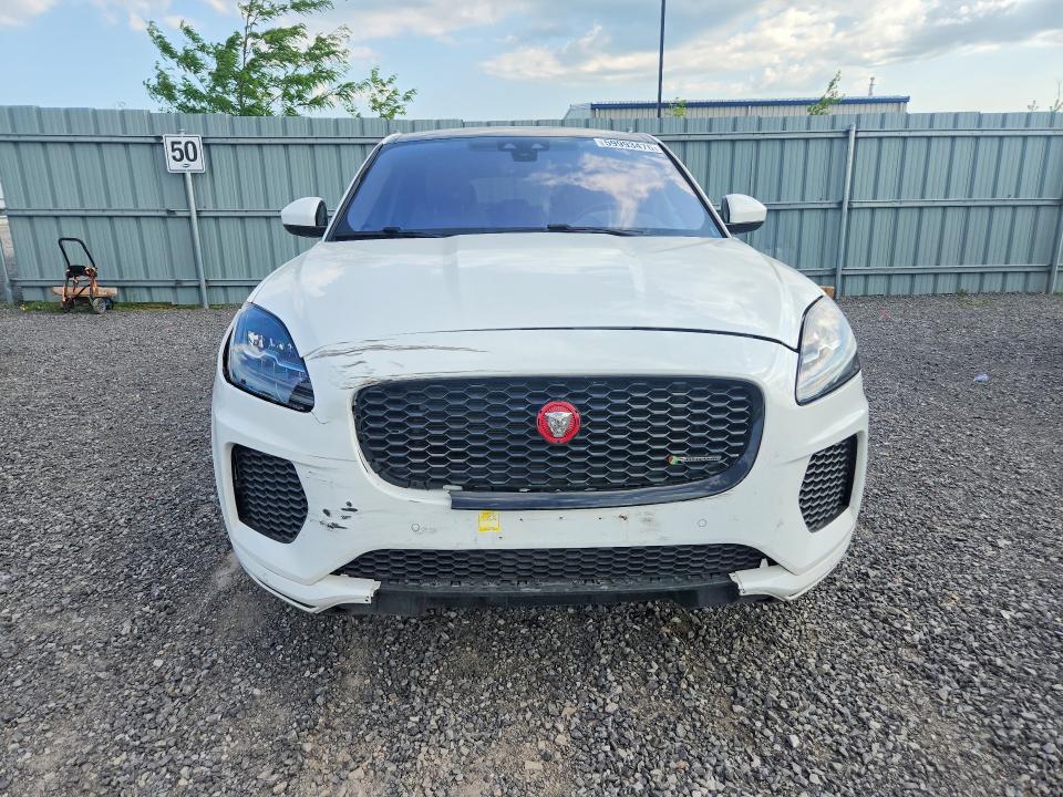 2018 Jaguar E-pace VIN SADFT2GX2J1Z09552 COPART salvage auction — FRONT END, On - Permit No Brand - Unfit, sold $8,300 on 2026-08-04 (photo 5)