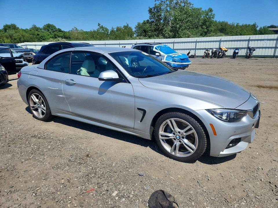 2018 BMW 4er VIN WBA4Z7C56JED47988 COPART salvage auction — WATER/FLOOD, MA - CERT OF TITLE-SALVAGE, sold $7,300 on 2026-08-12 (photo 4)