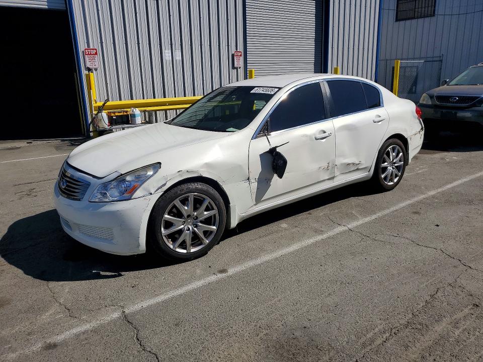 2009 Infiniti G37 VIN JNKCV61F69M358096 COPART salvage auction — SIDE, CA - SALVAGE CERTIFICATE, sold $125 on 2026-07-31 (photo 1)