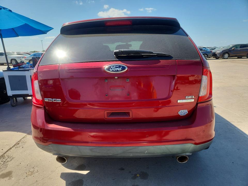 2013 Ford Edge VIN 2FMDK3J94DBB37016 COPART salvage auction — MINOR DENT/SCRATCHES, TX - CERT OF TITLE-REBUILT SALVAGE, sold $900 on 2026-07-09 (photo 6)