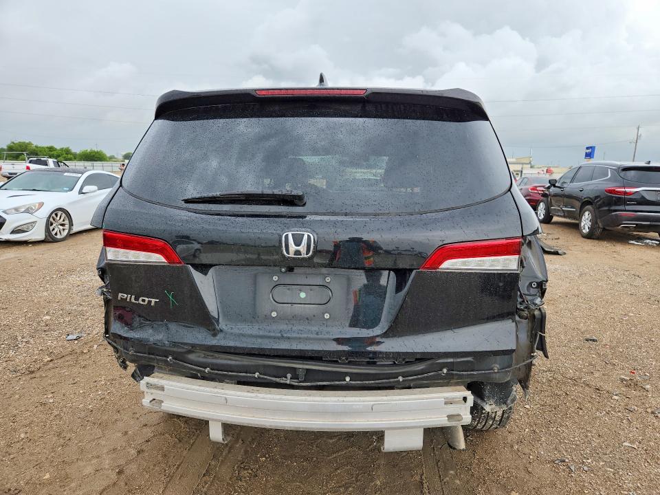 2019 Honda Pilot VIN 5FNYF5H59KB015292 COPART salvage auction — REAR END, Tx - Salvage Vehicle Title, sold $8,700 on 2026-07-29 (photo 6)