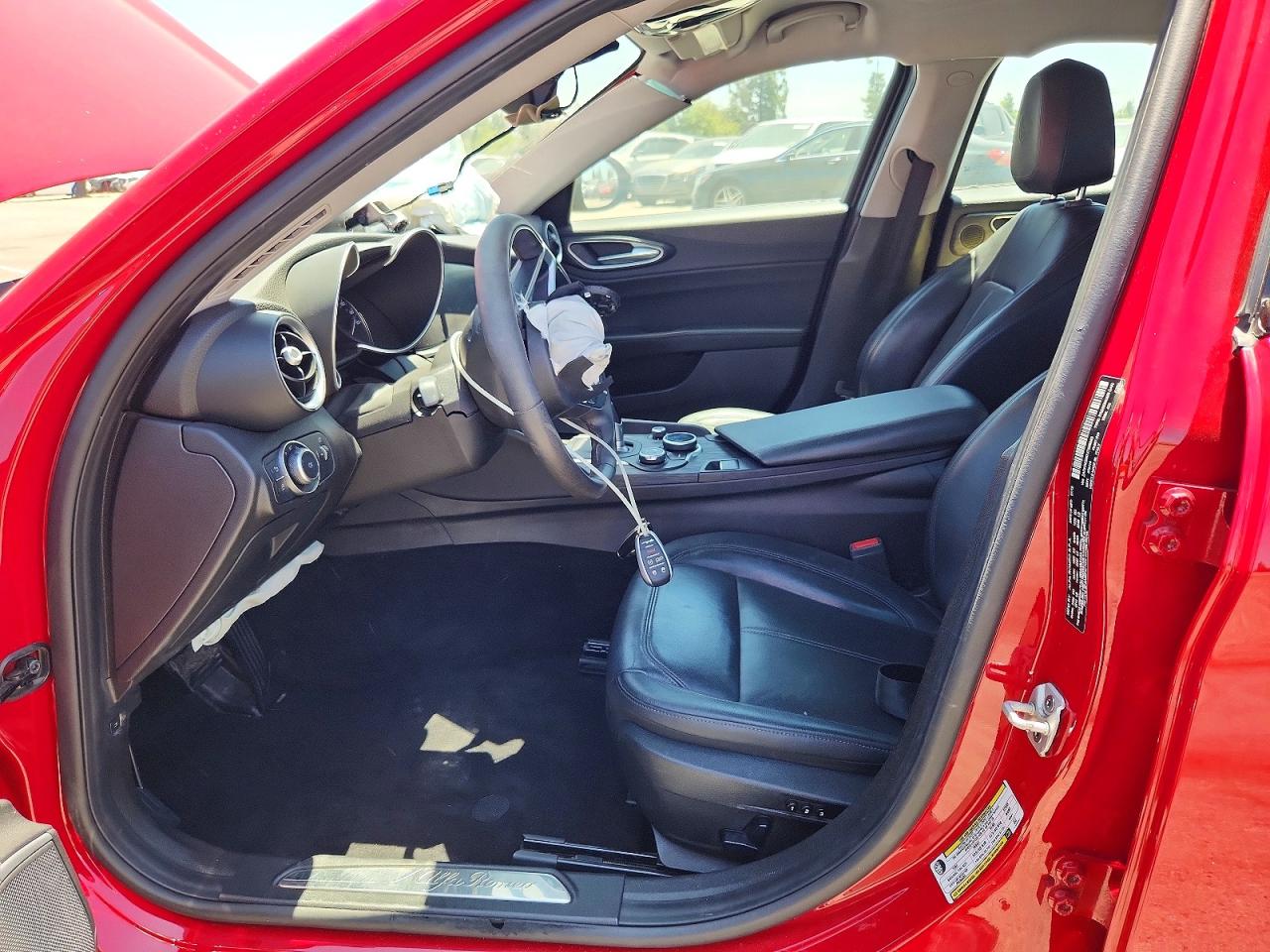 2018 Alfa romeo Giulia VIN ZARFAEBN7J7598843 COPART salvage auction — Front End, CA - SALVAGE CERTIFICATE, sold $1,350 on 2026-09-03 (photo 7)