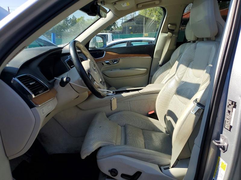 2016 Volvo Xc90 VIN YV4A22PL8G1015230 COPART salvage auction — FRONT END, Co - Salvage Title, sold $4,200 on 2026-08-04 (photo 7)