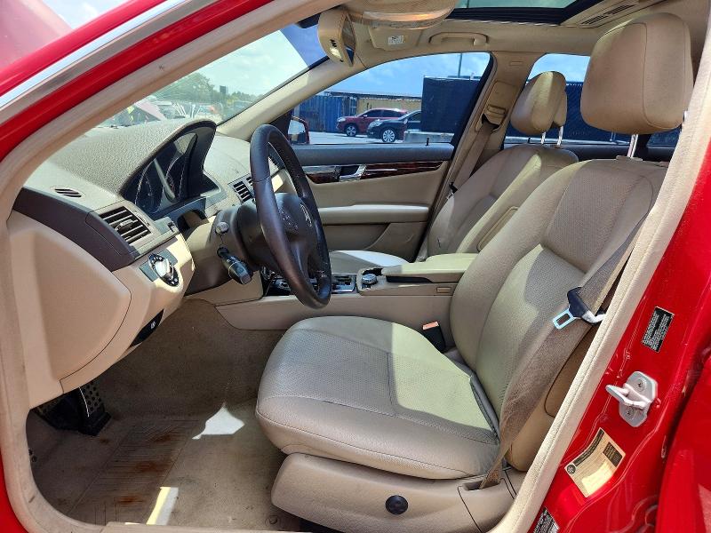 2010 Mercedes-benz C class VIN WDDGF8BB8AR107231 COPART salvage auction — FRONT END, FL - CERTIFICATE OF TITLE (P), sold $375 on 2026-07-23 (photo 7)