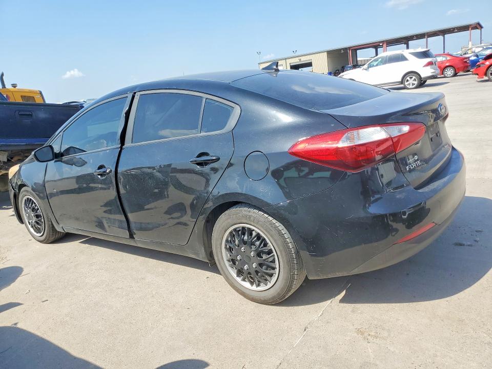 2016 Kia Forte VIN KNAFK4A67G5572157 COPART salvage auction — MINOR DENT/SCRATCHES, Tx - Certificate Of Title, sold $875 on 2026-07-27 (photo 2)