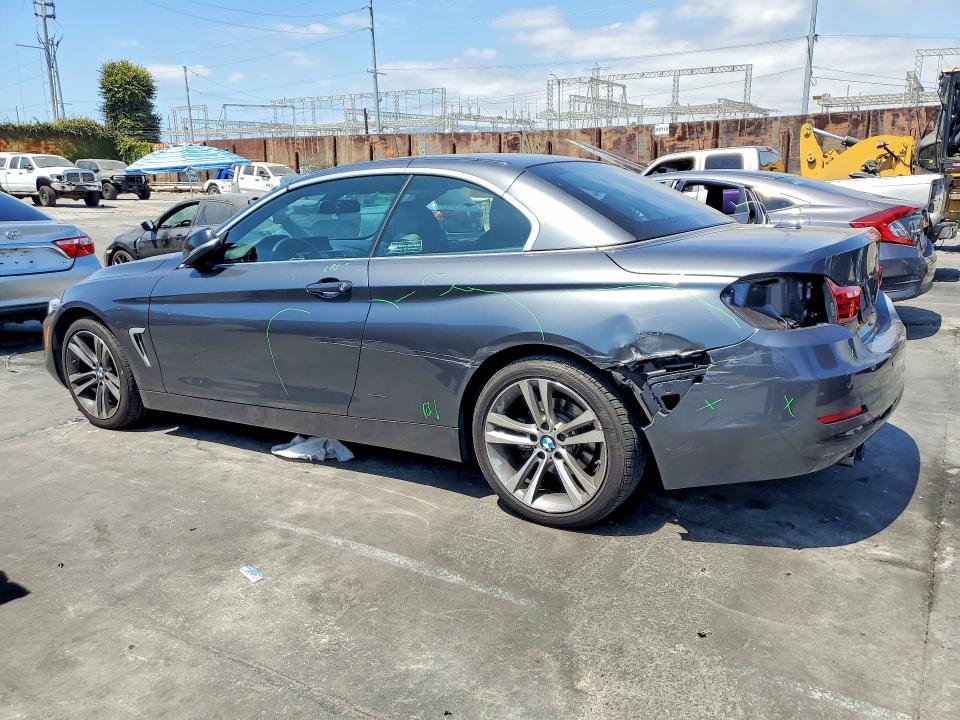 2014 BMW 4er VIN WBA3V7C50EP771262 COPART salvage auction — REAR END, Ca - Salvage Certificate, sold $2,050 on 2026-08-12 (photo 2)