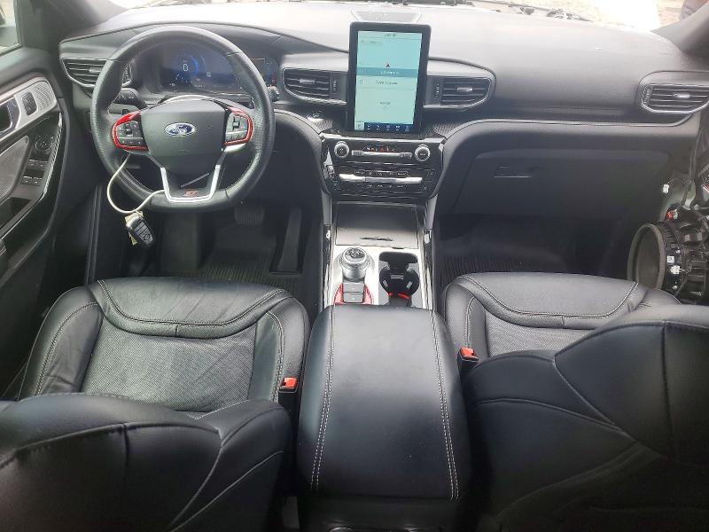 2021 Ford Explorer VIN 1FM5K8GC3MGC41395 COPART salvage auction — FRONT END, Va - Cert Of Title - Salvage, sold $10,600 on 2026-07-29 (photo 8)