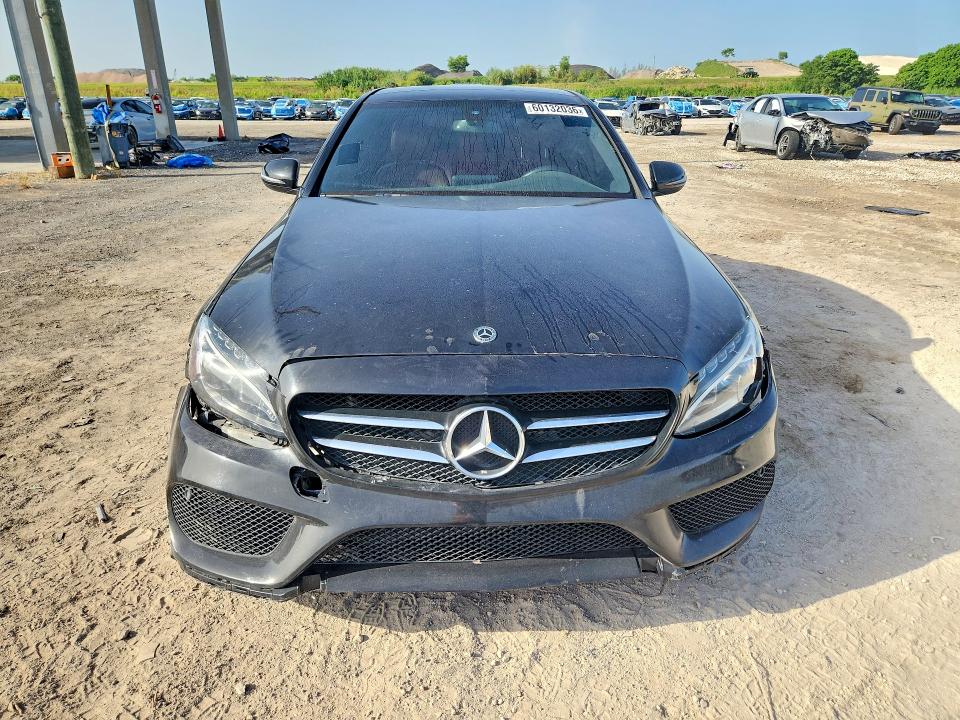 2018 Mercedes-benz C-klasse VIN WDDWF4JB0JR407092 COPART salvage auction — FRONT END, Fl - Certificate Of Title, sold $12,600 on 2026-07-28 (photo 5)