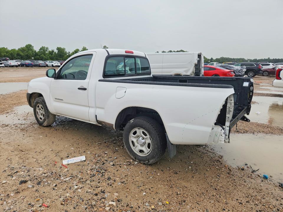 2010 Toyota Tacoma VIN 5TENX4CN3AZ677920 COPART salvage auction — REAR END, TX - SALVAGE VEHICLE TITLE (P), sold $3,550 on 2026-07-17 (photo 2)