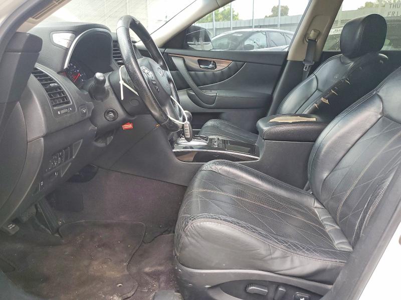 2010 Infiniti Fx35 VIN JN8AS1MW8AM855904 COPART salvage auction — VANDALISM, CA - SALVAGE CERTIFICATE, sold $150 on 2026-07-20 (photo 7)