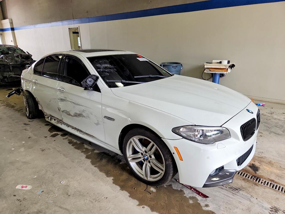 2015 BMW 5 series VIN WBAKP9C51FD693823 COPART salvage auction — ALL OVER, VA - CERT OF TITLE - SALVAGE, sold $1,100 on 2026-07-24 (photo 4)