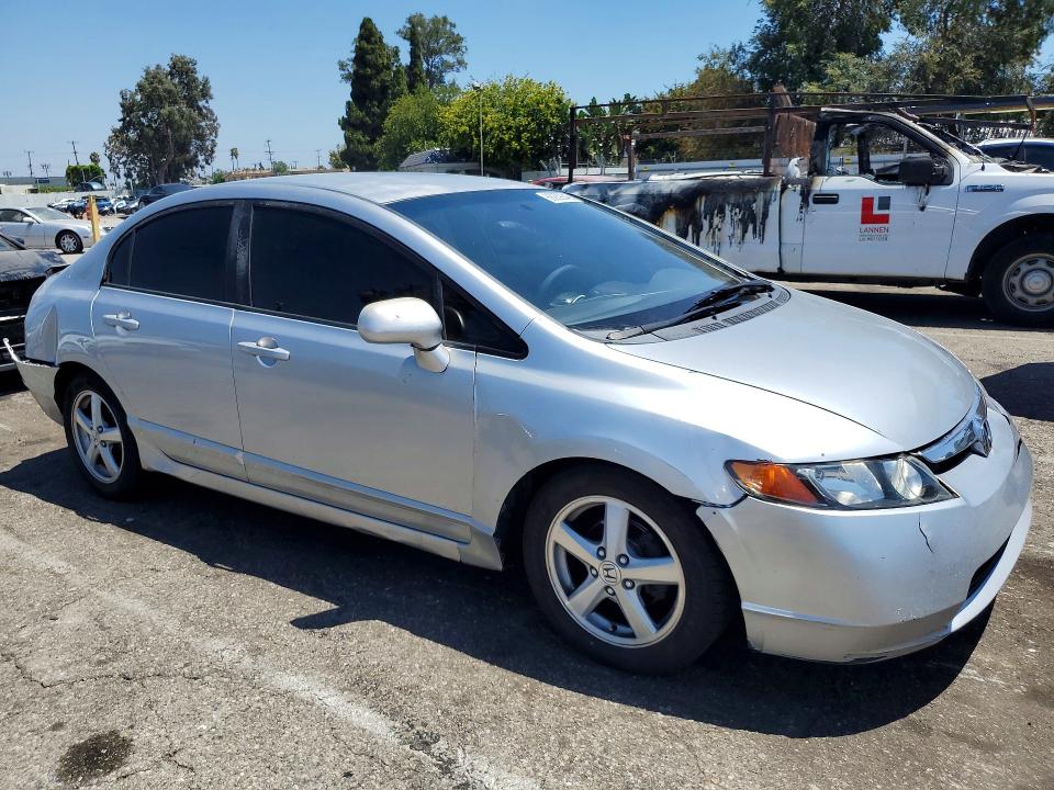 2008 Honda Civic VIN JHMFA165X8S001963 COPART salvage auction — REAR END, Ca - Salvage Certificate, sold $700 on 2026-07-28 (photo 4)