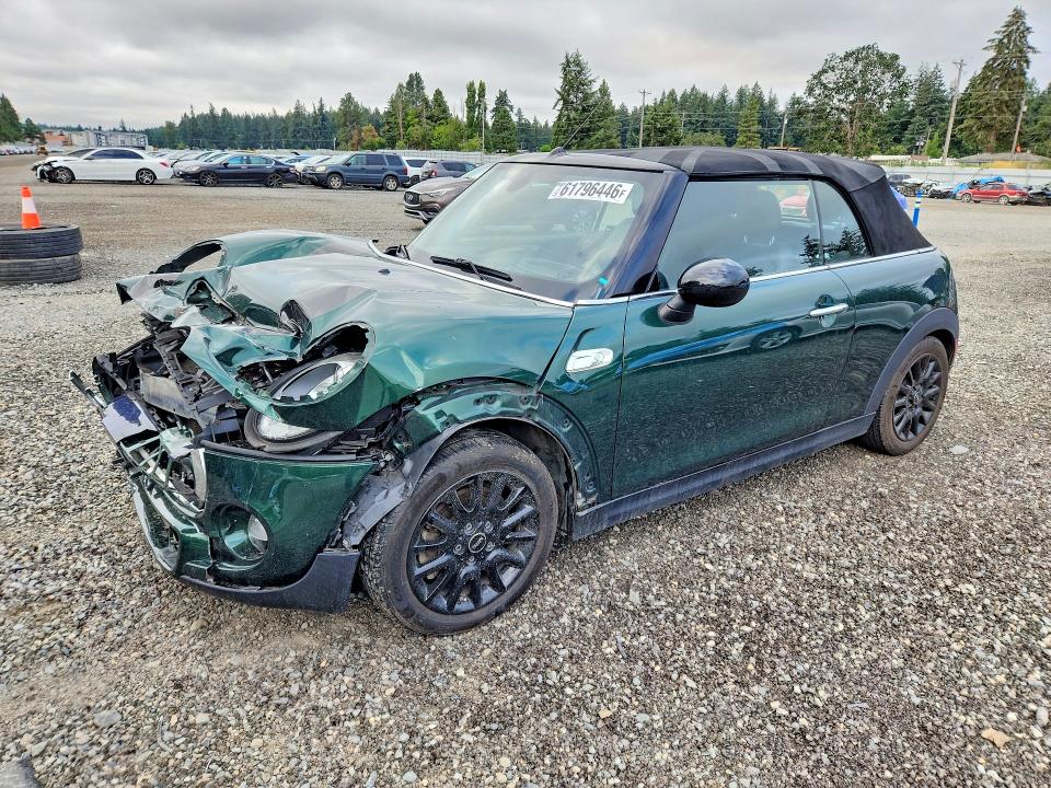 2017 Mini Cooper VIN WMWWG9C36H3D22474 COPART salvage auction — FRONT END, Wa - Bill Of Sale, sold $300 on 2026-08-11 (photo 1)