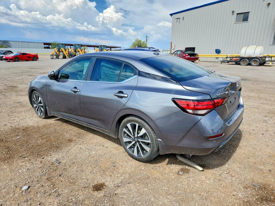 2021 Nissan Sentra VIN 3N1AB8CV1MY287335 COPART salvage auction — SIDE, Az - Cert Of Title - Salvage, sold $2,350 on 2026-07-31 (photo 2)