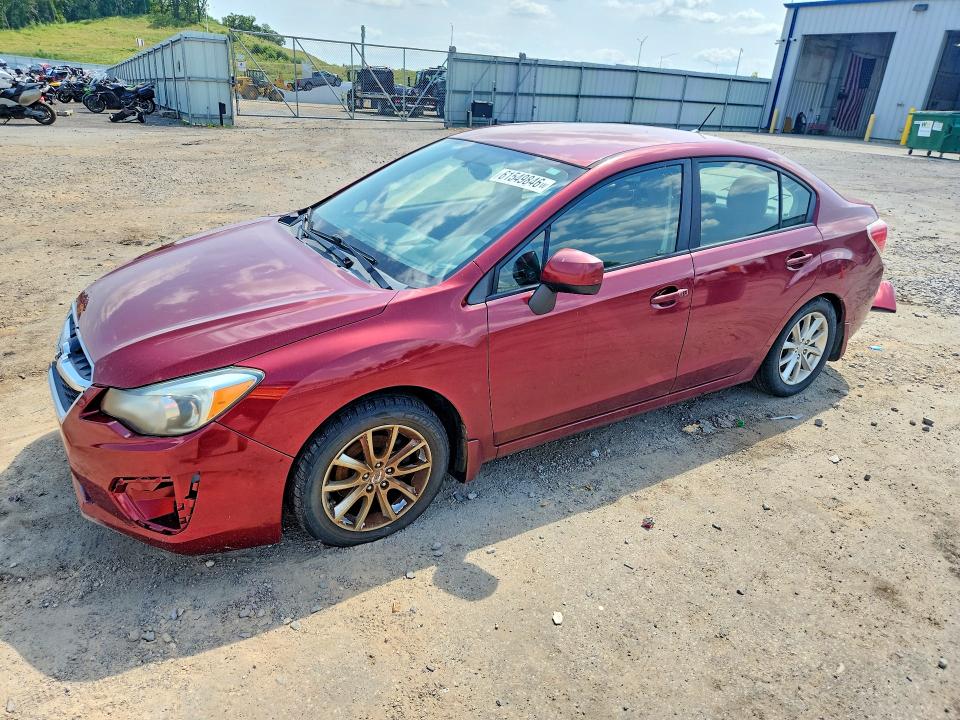 2013 Subaru Impreza VIN JF1GJAC64DH002185 COPART salvage auction — FRONT END, Wi - Certificate Of Title, sold $275 on 2026-07-28 (photo 1)