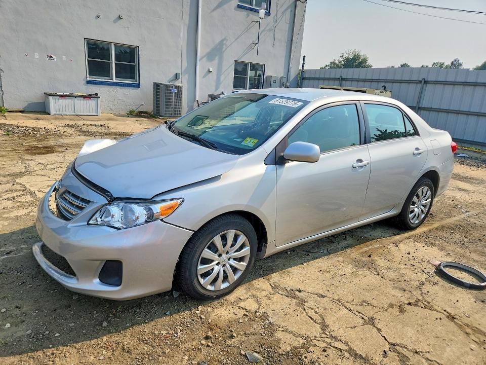 2013 Toyota Corolla VIN 5YFBU4EEXDP161007 COPART salvage auction — FRONT END, Nj - Cert Of Title-Salvage, sold $275 on 2026-07-27 (photo 1)