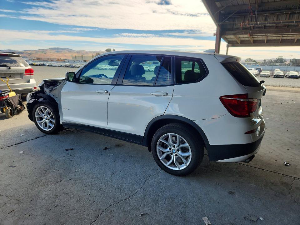 2013 BMW X3 VIN 5UXWX7C5XDL979583 COPART salvage auction — FRONT END, Ca - Salvage Certificate, sold $550 on 2026-07-30 (photo 2)