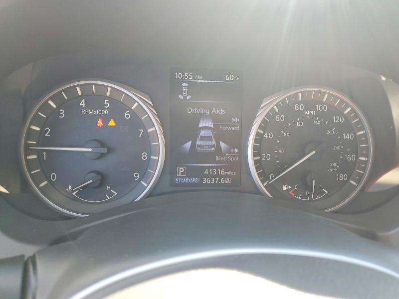 2018 Infiniti Q50 VIN JN1EV7AP9JM358528 COPART salvage auction — REAR END, Salvage Title, sold $9,100 on 2026-07-20 (photo 9)