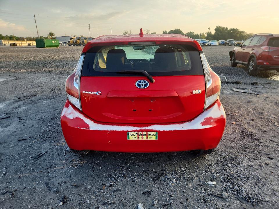 2016 Toyota Prius VIN JTDKDTB34G1118207 COPART salvage auction — FRONT END, FL - CERTIFICATE OF DESTRUCTION, sold $450 on 2026-07-31 (photo 6)