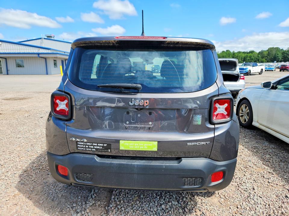 2016 Jeep Renegade VIN ZACCJBAT1GPC79140 COPART salvage auction — MECHANICAL, NY - CERTIFICATE OF TITLE, sold $450 on 2026-07-27 (photo 6)