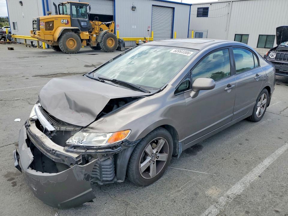 2006 Honda Civic VIN JHMFA16836S007062 COPART salvage auction — FRONT END, CA - SALVAGE CERTIFICATE, sold $500 on 2026-07-31 (photo 1)