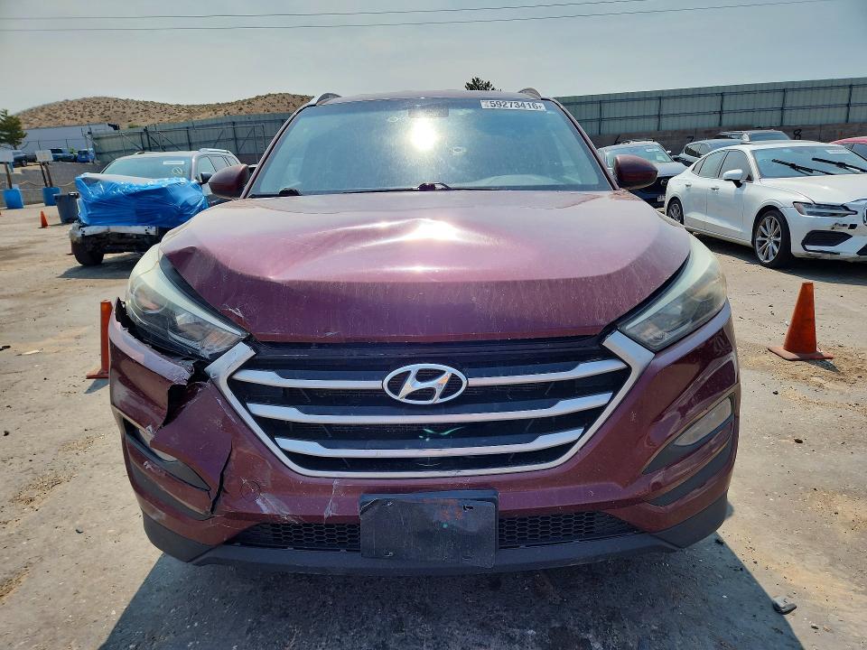 2017 Hyundai Tucson VIN KM8J3CA46HU448774 COPART salvage auction — FRONT END, Nm - Cert Of Title-Salvage, sold $600 on 2026-07-23 (photo 5)