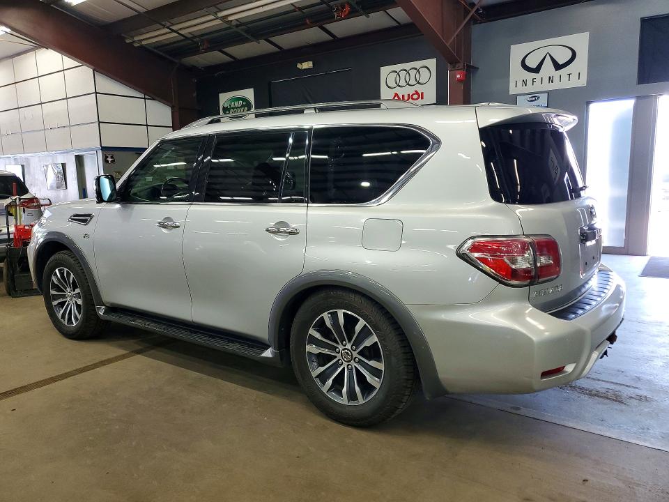 2018 Nissan Armada VIN JN8AY2NC9J9556885 COPART salvage auction — MINOR DENT/SCRATCHES, ME - CERTIFICATE OF TITLE (P), sold $8,500 on 2026-07-09 (photo 2)