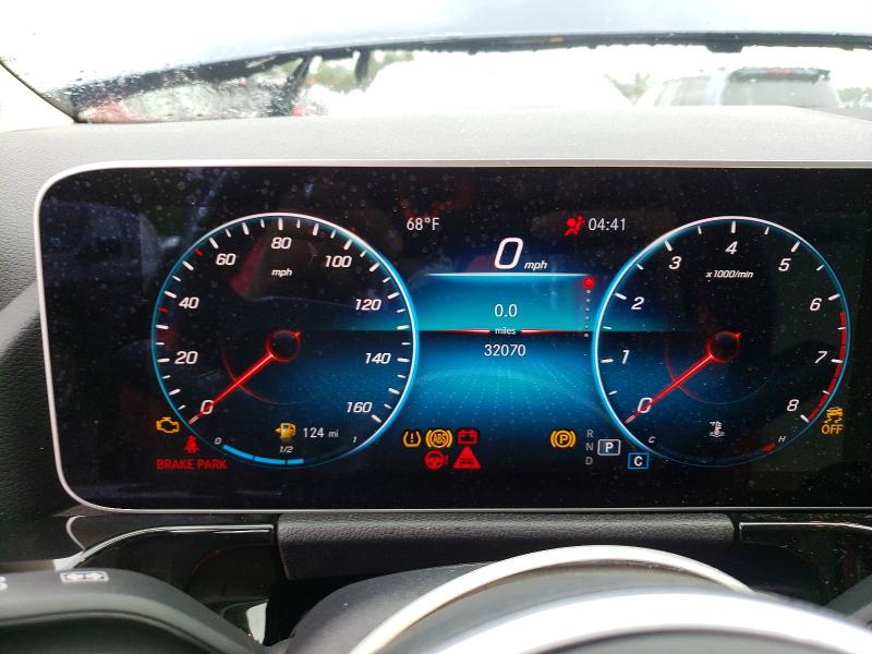 2021 Mercedes-benz Gla-klasse VIN W1N4N4HB3MJ177943 COPART salvage auction — FRONT END, Ct - Cert Of Title-Salvage, sold $6,200 on 2026-07-14 (photo 9)