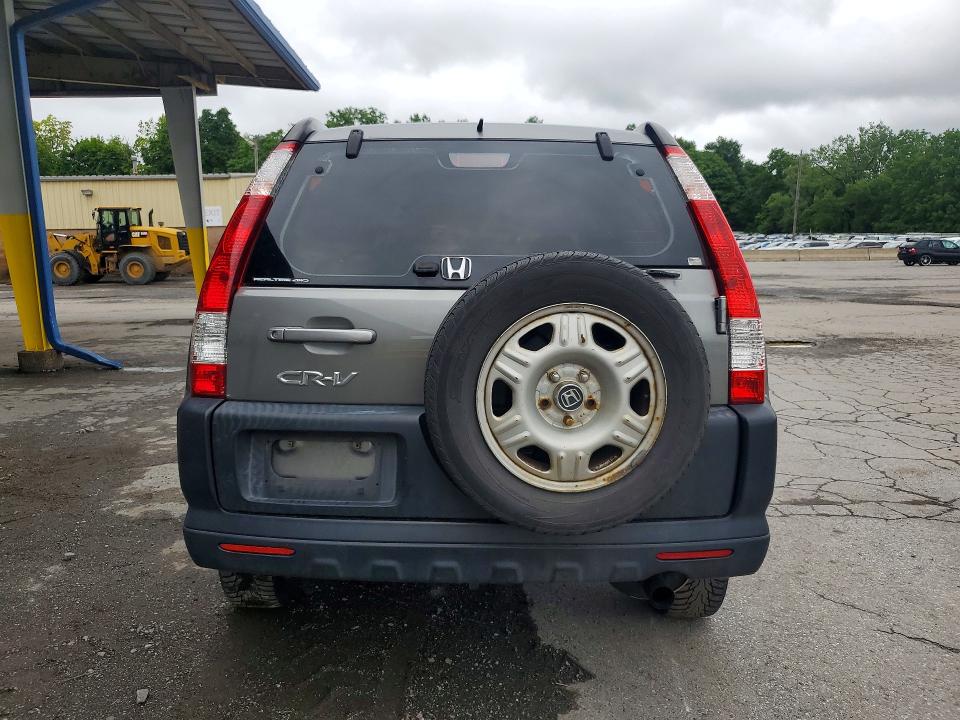 2006 Honda Cr-v VIN JHLRD78566C038251 COPART salvage auction — SIDE, NY - MV-907A SALVAGE CERTIFICATE, sold $325 on 2026-07-16 (photo 6)