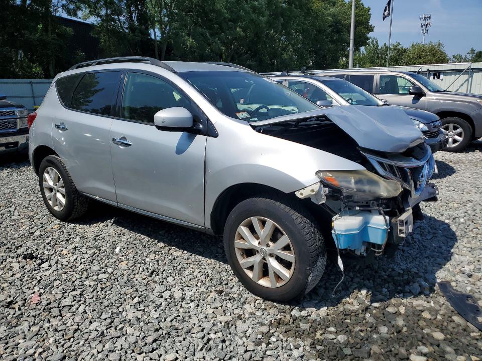 2013 Nissan Murano VIN JN8AZ1MW4DW318368 COPART salvage auction — FRONT END, Ma - Cert Of Title-Reconstrctd Coll, sold $125 on 2026-07-29 (photo 4)