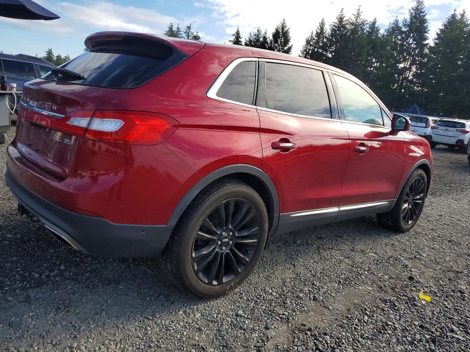 2016 Lincoln Mkx VIN 2LMPJ8LPXGBL71887 COPART salvage auction — SIDE, Wa - Bill Of Sale, sold $1,450 on 2026-07-31 (photo 3)