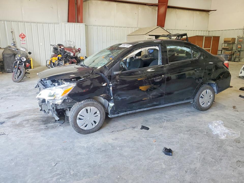 2024 Mitsubishi Mirage VIN ML32FUFJ5RHF06961 COPART salvage auction — FRONT END, Ny - Mv-907A Salvage Certificate, sold $1,250 on 2026-07-15 (photo 1)